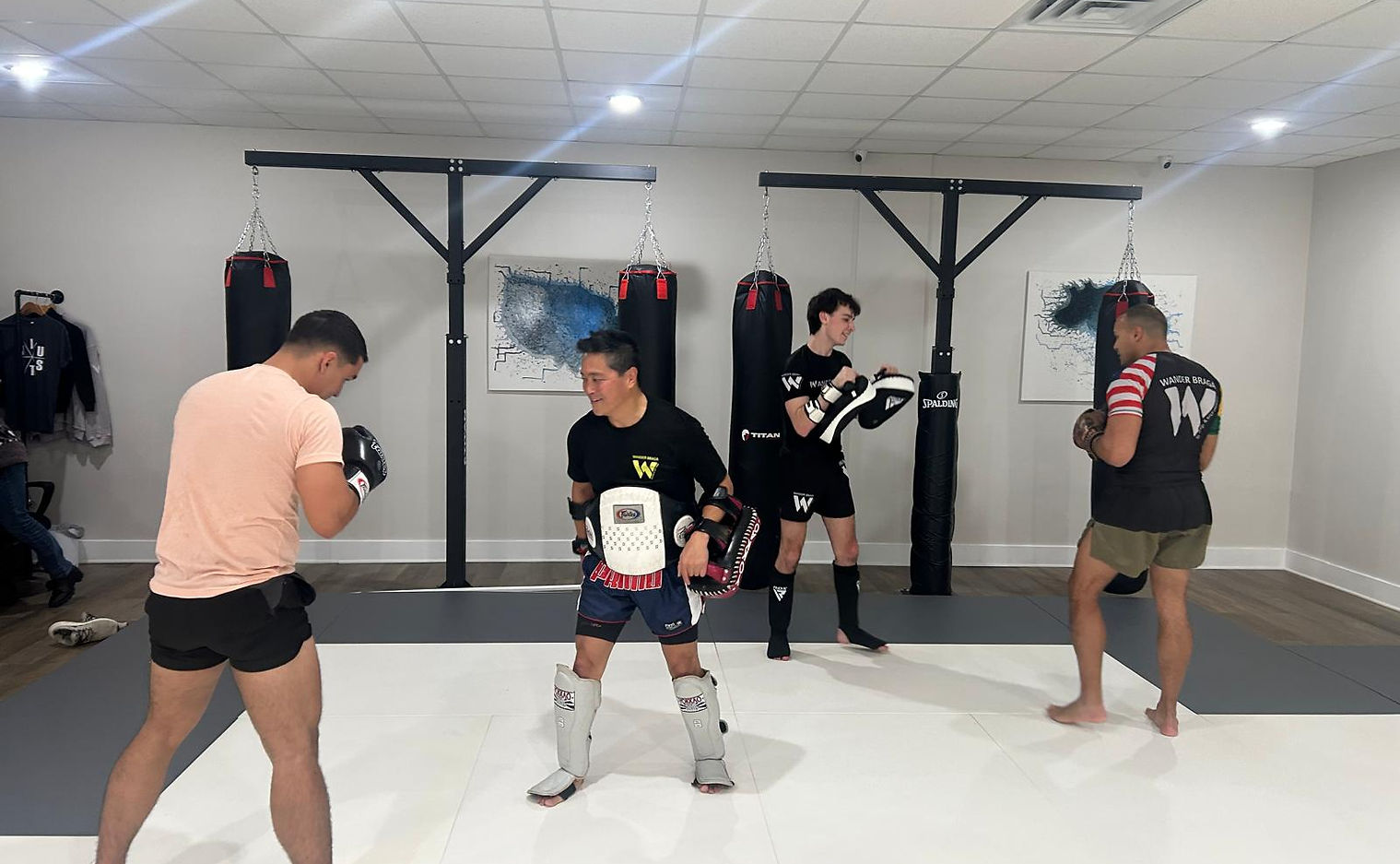Muay Thai training at Wander Braga Academy